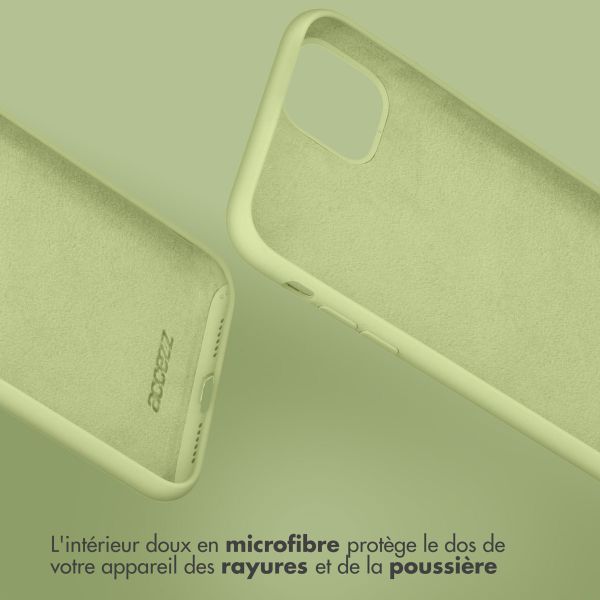 Accezz Coque Liquid Silicone Samsung Galaxy A15 (5G/4G) - Vert