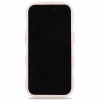Holdit Coque Wavy Apple iPhone 17e / 16e / 15 / 14 / 13 - Transparent / Light Beige