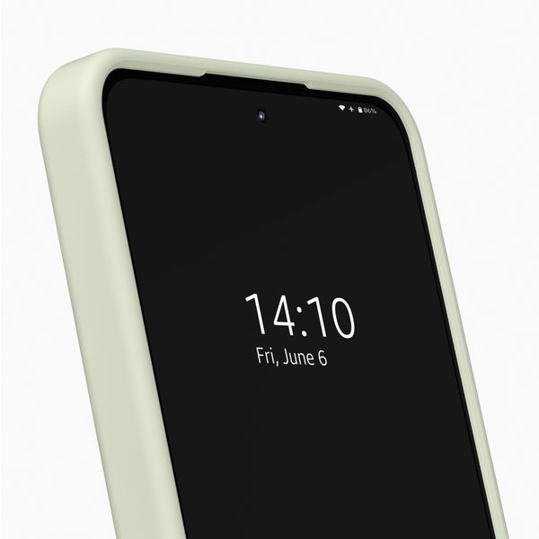 iDeal of Sweden Coque en silicone avec MagSafe Samsung Galaxy A37 (5G) - Sage Green