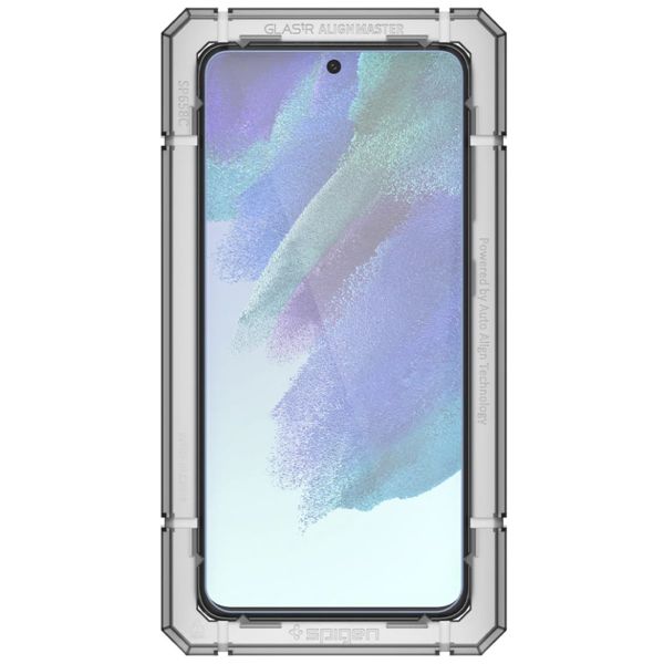 Spigen Protection d'écran en verre trempé AlignMaster Cover Samsung Galaxy S21 FE