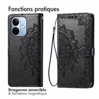 imoshion Etui de télephone Mandala Xiaomi Redmi Note 17 Pro - Noir