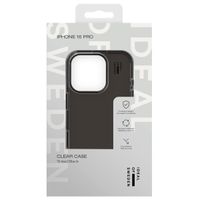 iDeal of Sweden Coque Clear Apple iPhone 16 Pro - Tinted Black