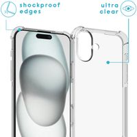 imoshion Coque arrière transparente avec cordon Apple iPhone 16 Plus - Noir