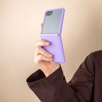 Accezz Coque arrière Grid Samsung Galaxy Z Flip 8 - Lilas