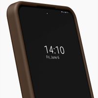iDeal of Sweden Coque en silicone avec MagSafe Samsung Galaxy A37 (5G) - Mocha Mousse