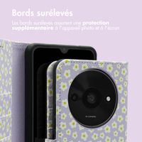 imoshion Étui de télephone portefeuille Design Xiaomi Redmi A3 - White Daisy