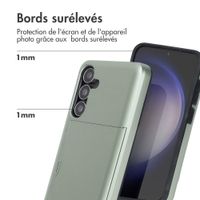 imoshion Coque arrière avec porte-cartes Samsung Galaxy S25 FE - Vert