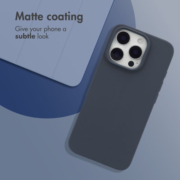 imoshion Coque Couleur Apple iPhone 16 Pro - Bleu foncé