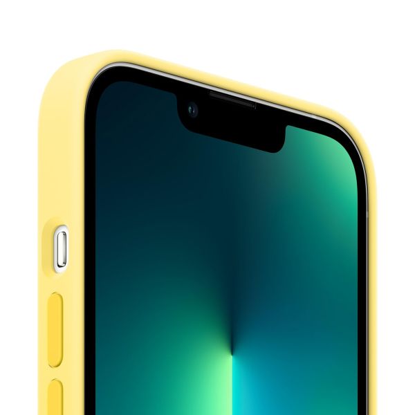 Apple Coque en silicone MagSafe Apple iPhone 13 Pro Max - Lemon Zest