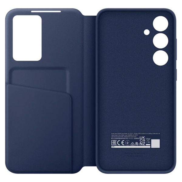 Samsung Original Coque S View Samsung Galaxy S24 FE - Bleu