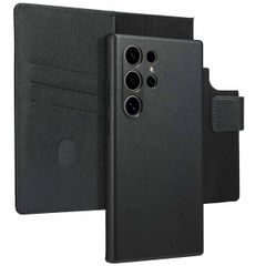 Accezz Étui de télephone portefeuille en cuir 2-en-1 avec MagSafe Samsung Galaxy S24 Ultra - Onyx Black
