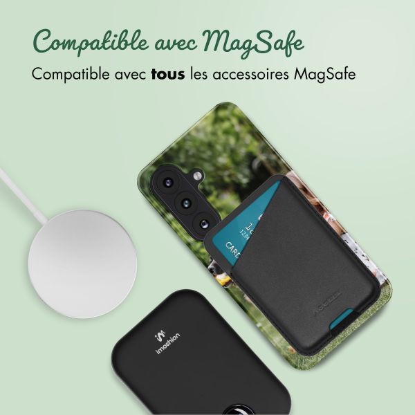 Concevez votre propre coque Tough avec MagSafe Samsung Galaxy S26 - Blanc