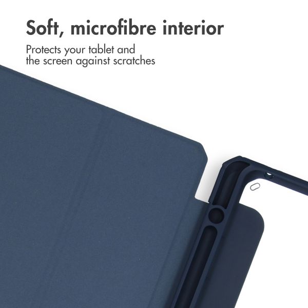 imoshion Coque tablette rigide Trifold Samsung Galaxy Tab S11 Ultra - Bleu foncé