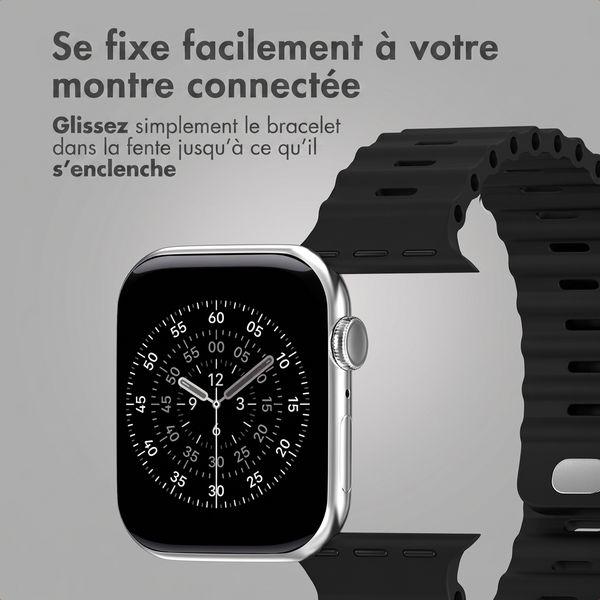 Accezz Bracelet Ocean Apple Watch | 38/40/41/42 mm - Noir
