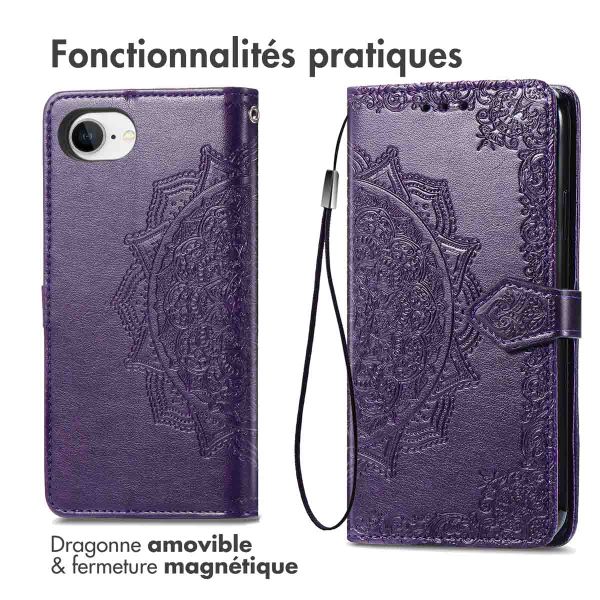 imoshion Etui de télephone Mandala Apple iPhone 17e / 16e - Violet