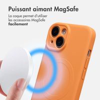 imoshion Coque Couleur avec MagSafe Apple iPhone 15 - Orange