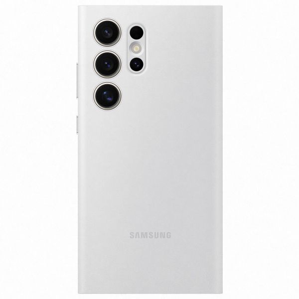 Samsung Original Coque S View Samsung Galaxy S24 Ultra - White