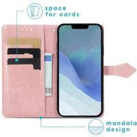 imoshion Etui de télephone Mandala Apple iPhone 14 / 13 - Rose Doré