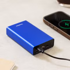 imoshion Ultra Series Aluminium Batterie externe 20.000 mAh - Charge rapide jusqu'à 33 watts - Cobalt Blue
