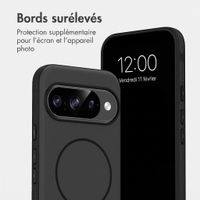 imoshion Coque arrière Color avec Thin MagSafe Ring Google Pixel 9 / 9 Pro - Noir