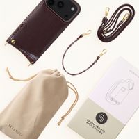 Selencia Coque de télephone Nova avec cordon et porte-cartes Apple iPhone 18 Pro Max / 17 Pro Max - Checks