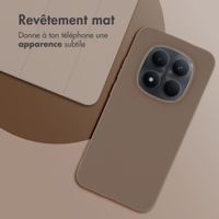 imoshion Coque Couleur Xiaomi Redmi Note 15 Pro (5G) - Marron