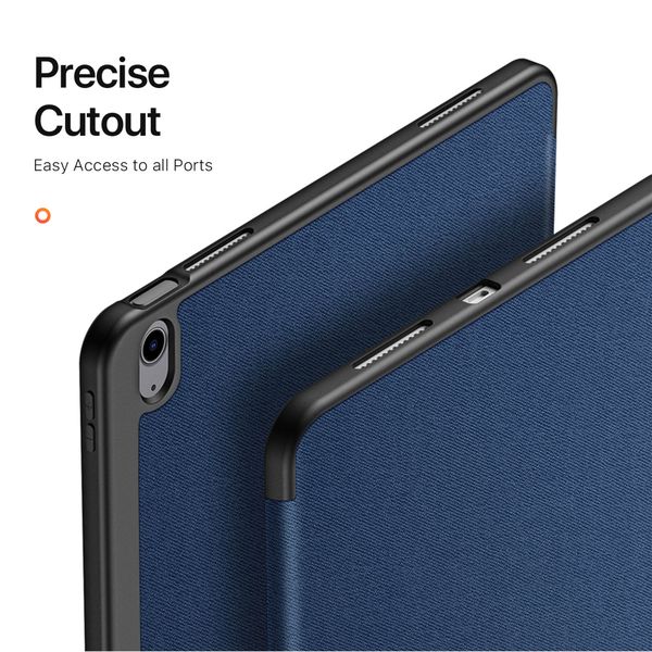 Dux Ducis Coque tablette Domo Apple iPad Air 13 pouces (2026) M4 / (2025) M3 / (2024) M2 - Bleu foncé