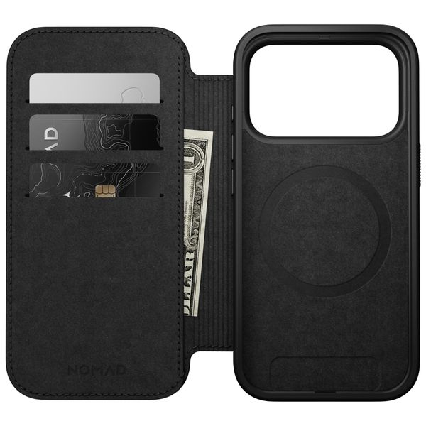Nomad Étui de télephone portefeuille Modern Leather Folio Apple iPhone 18 Pro Max - English Tan