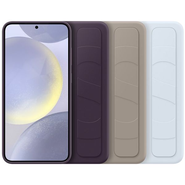 Samsung Coque arrière originale Standing Grip Samsung Galaxy S24 Plus - Light Blue