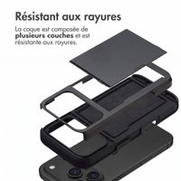 imoshion Coque arrière avec porte-cartes Apple iPhone 18 Pro / 17 Pro - Noir