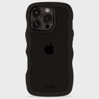 Holdit Coque Wavy Apple iPhone 16 Pro Max - Black / Transparent