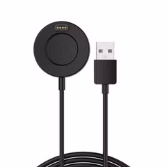 imoshion Station de charge Garmin Watch | Câble de chargement USB-A - 1 metre - Noir