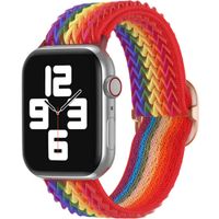imoshion Bracelet en nylon élastique Apple Watch | 38/40/41/42 mm - Rainbow