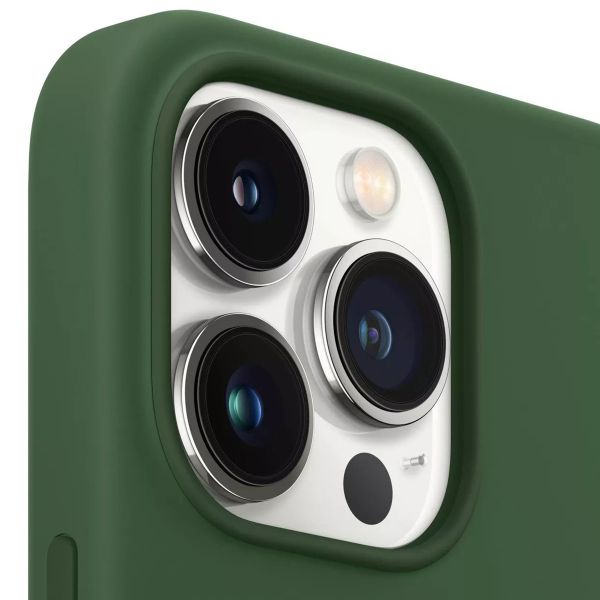 Apple Coque en silicone MagSafe Apple iPhone 13 Pro - Clover