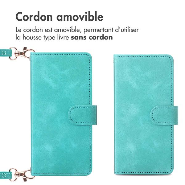 imoshion Etui de télephone portefeuille avec cordon Samsung Galaxy A17 (5G) / (4G) - Turquoise