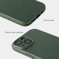 Accezz Coque Grip avec MagSafe Apple iPhone 15 - Vert foncé