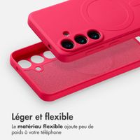 imoshion Coque Couleur avec MagSafe Samsung Galaxy S25 - Neon Pink