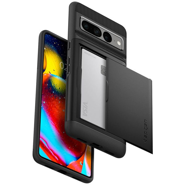 Spigen Coque Slim Armor Google Pixel 7 Pro - Noir