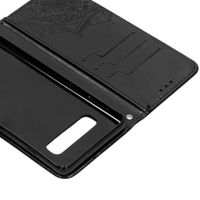 Etui de télephone portefeuille Mandala Samsung Galaxy S10 Plus - Noir