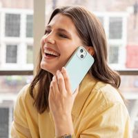 Accezz Coque Liquid Silicone Apple iPhone 15 - Sky Blue