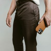 Nomad Étui de télephone portefeuille Modern Leather Folio Apple iPhone 16 Pro Max - English Tan