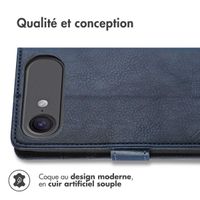 imoshion Étui de télephone portefeuille de luxe Apple iPhone Air - Bleu foncé