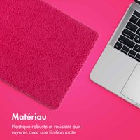 imoshion Teddy Hard Cover Apple MacBook Pro 13 pouces (2020 / 2022) - Hot Pink