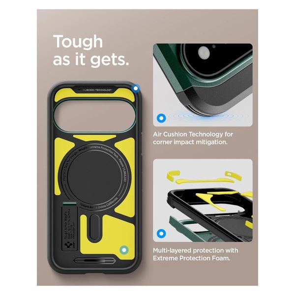 Spigen Coque Tough Armor MagSafe Google Pixel 11 Pro XL - Abyss Green