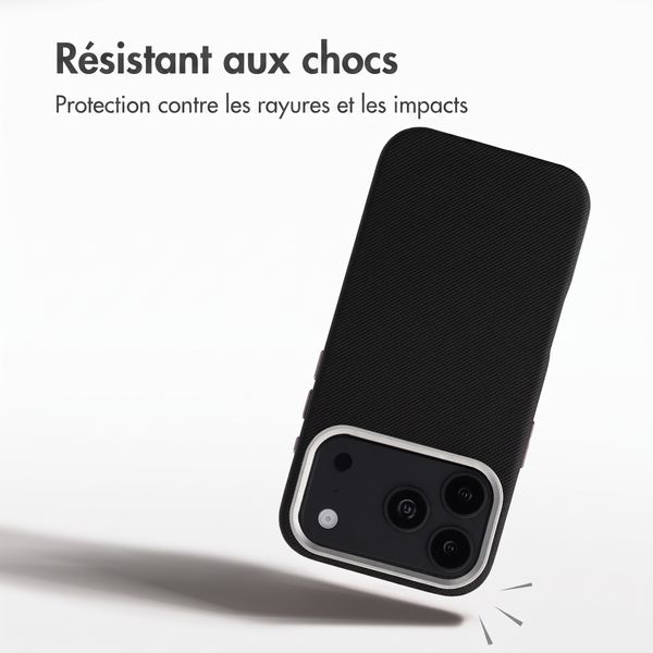 Accezz Coque arrière Mesh avec MagSafe Apple iPhone 17 Pro - Noir