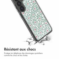 imoshion Coque Design Samsung Galaxy S24 - Bloom Love Sage Green
