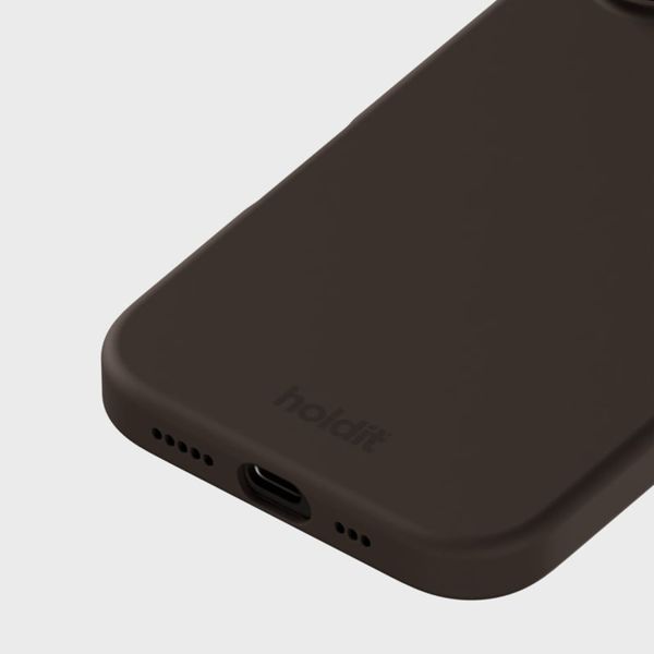 Holdit Coque Silicone Apple iPhone 16 Plus - Chocolate