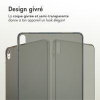 Accezz Coque Frosted Apple iPad Air 11 pouces (2026) M4 / (2025) M3 / (2024) M2 / Air 5 (2022) / Air 4 (2020) - Noir