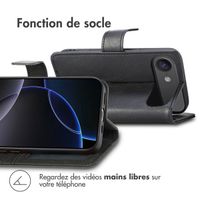 imoshion Étui de télephone portefeuille de luxe Apple iPhone Air - Noir