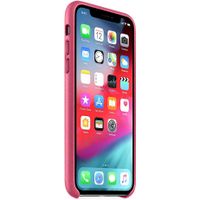 Apple Coque Leather Apple iPhone X - Pink Fuchsia